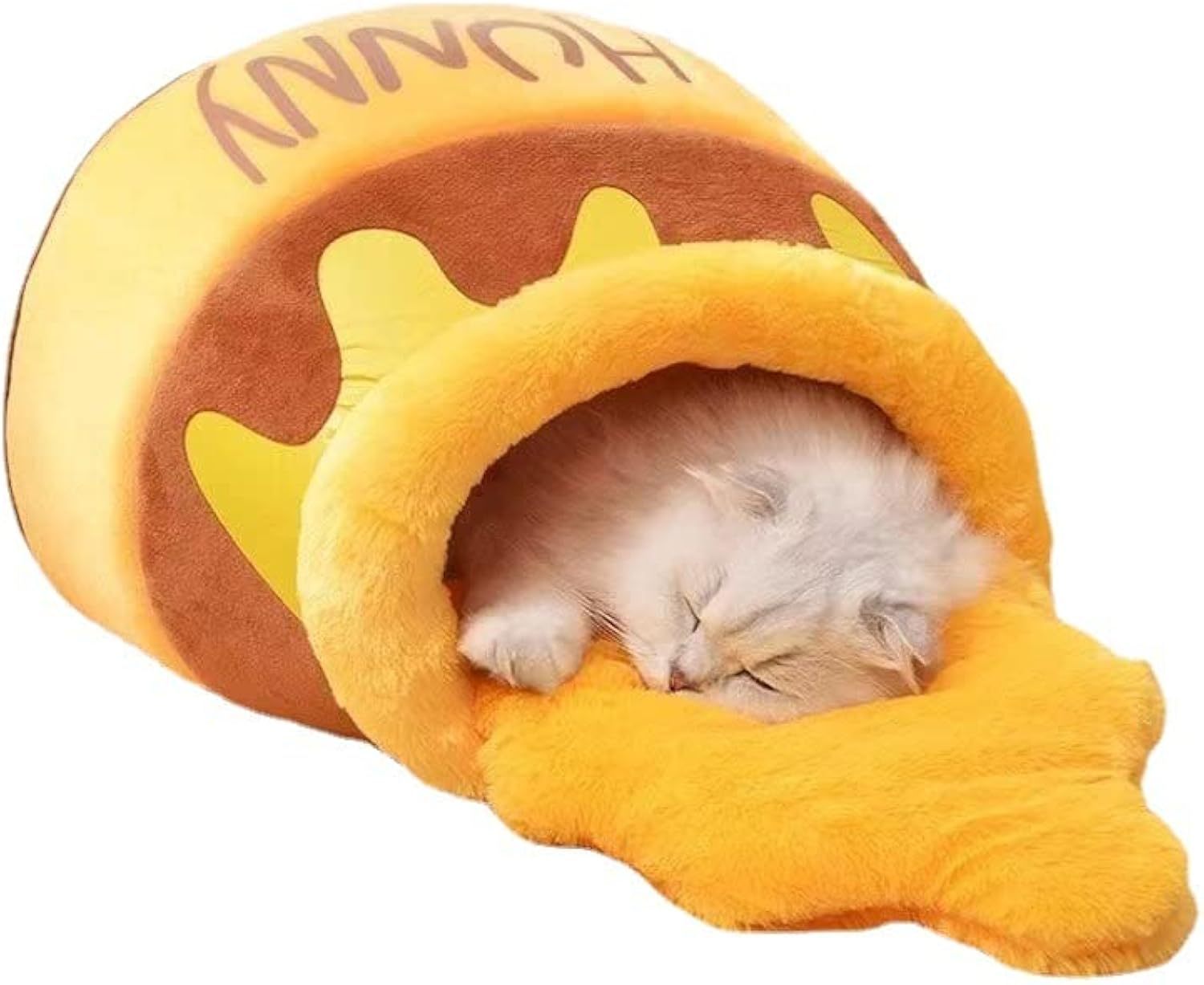 Adorable Comfort – Memory Foam Honey Pot Cat Bed
