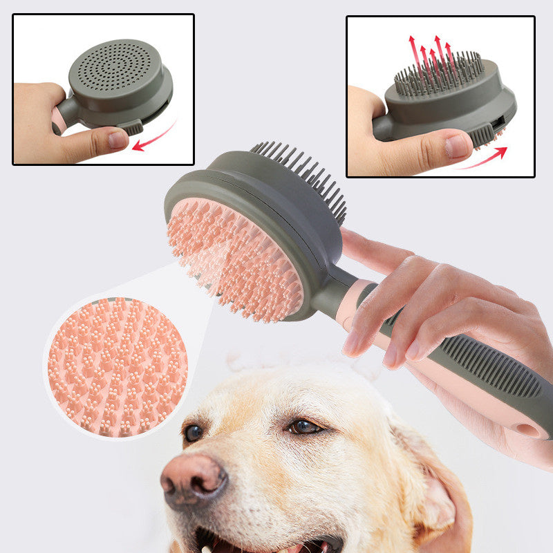 FurAway Buddy – Self-Cleaning Grooming & Massage Brush for Cats!
