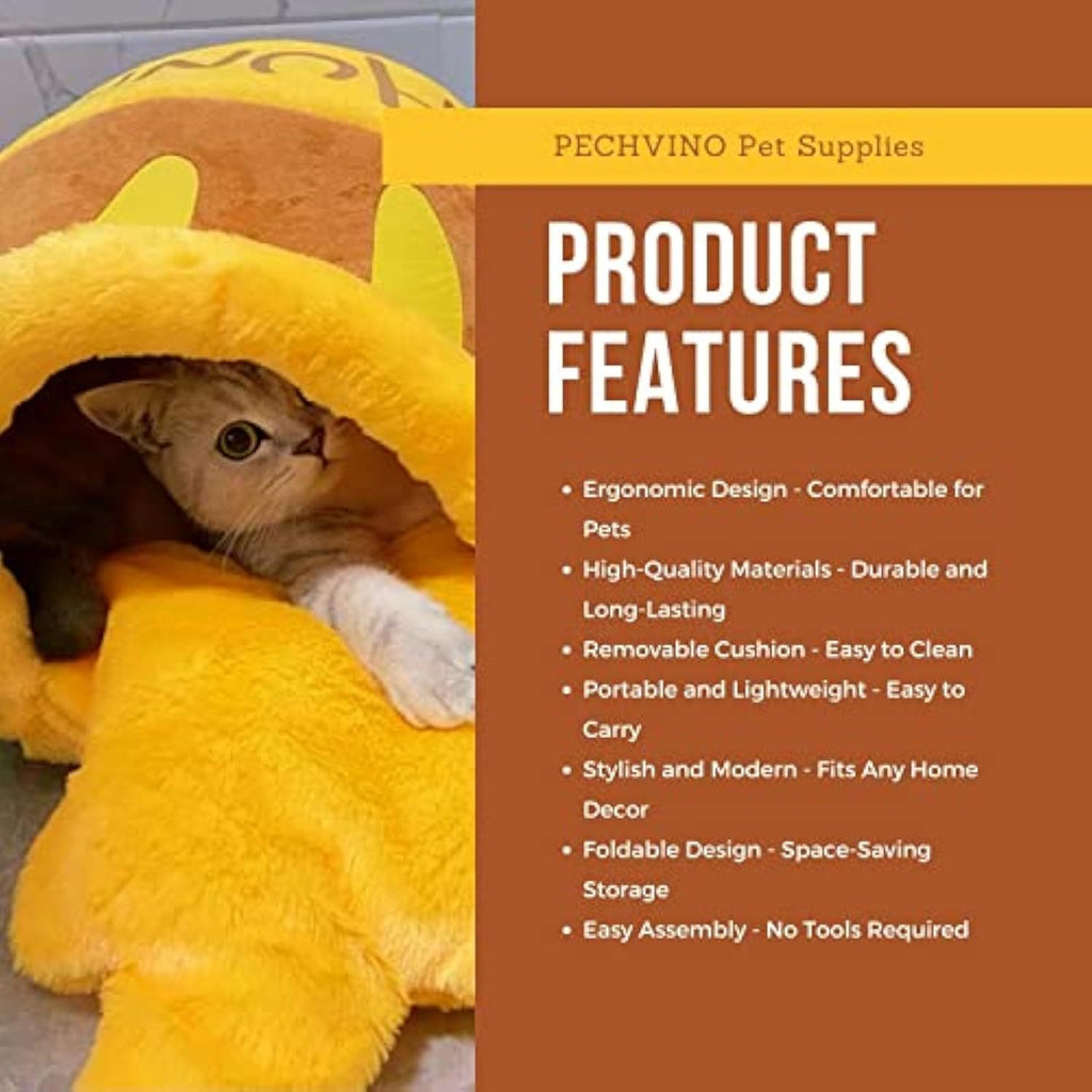 Adorable Comfort – Memory Foam Honey Pot Cat Bed