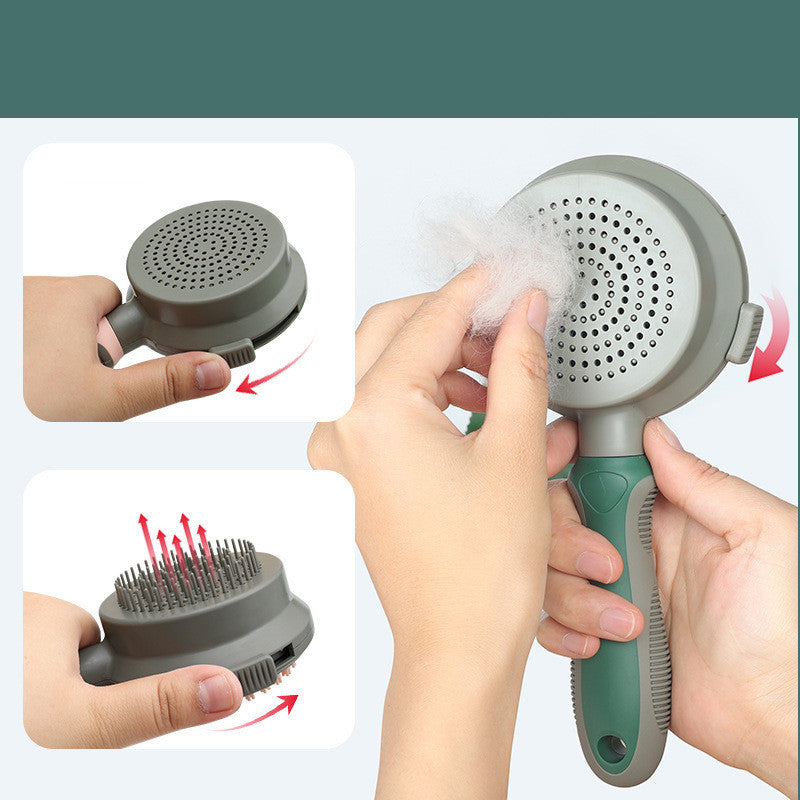 FurAway Buddy – Self-Cleaning Grooming & Massage Brush for Cats!